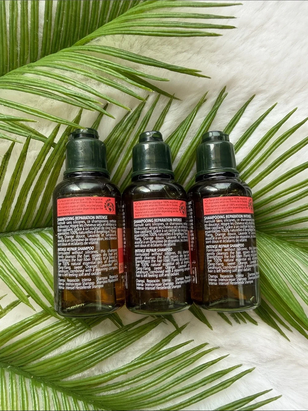 L'Occitane Set of 3 Shampoo Travel Size 1.1 fl lz